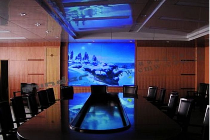 聊城黄河河务局DLP拼接屏大屏幕显示系统_北京明通视讯科技_大屏幕显示业绩榜